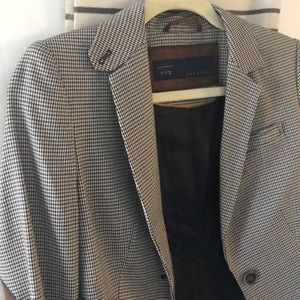 Zara houndstooth blazer SMALL
